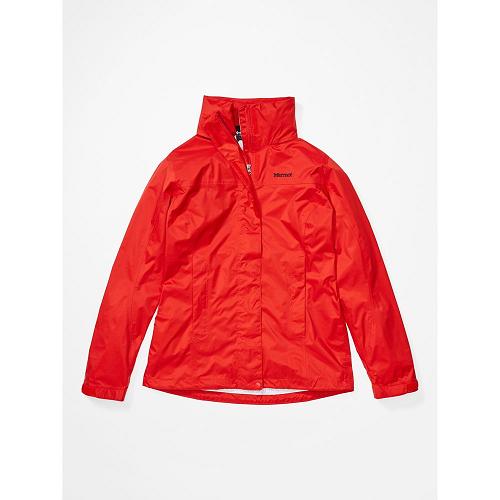 Marmot PreCip Eco Jackets - Womens Rain Jacket Red CA2160859 Canada